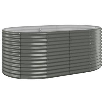 Verhoogde plantenbak staal - 34% Korting, 100 cm of meer, Balkon, Ophalen of Verzenden, Zo goed als nieuw