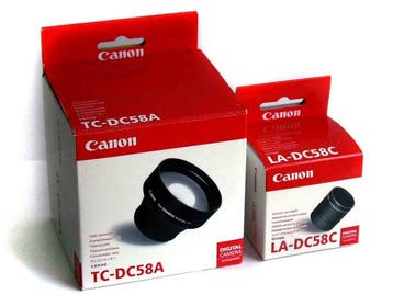 Canon TC-DC58A; LA-DC58C. Teleconverter 1,5 voor Canon, Nieuw