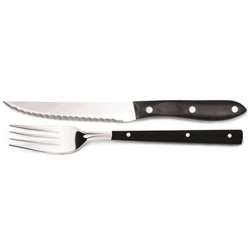 GGM Gastro | (24 stuks) Steakbestek set - 120mm | STMSP120S, Verzenden, Nieuw