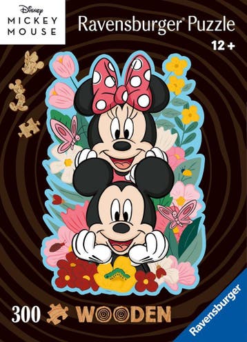 Mickey & Minnie Mouse Houten Puzzel (300 stukken), Ophalen of Verzenden, Nieuw
