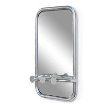 Spinder Design Retro spiegel 60x35 cm - groovy chrome, Verzenden, Nieuw