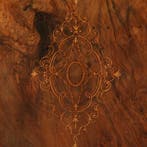 Engelse Credenza in noten met inlegwerk en brons ca 1860 No3, Ophalen of Verzenden