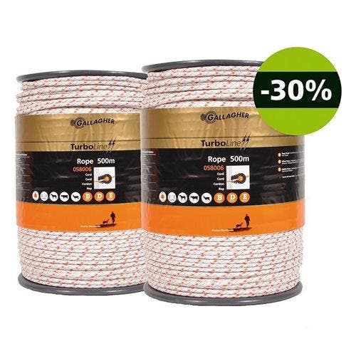 Gallagher TurboLine cord (17) duopack wit 2x500m, Tuin en Terras, Gaas en Draad, Ophalen of Verzenden