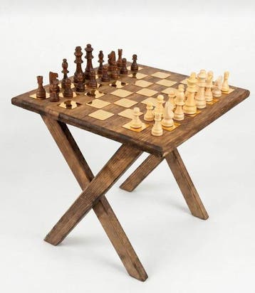 Schaakspel - Hout