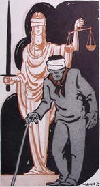 Spotprent over drama in Nieuwkoop (lijst optie, Lithos), Verzenden