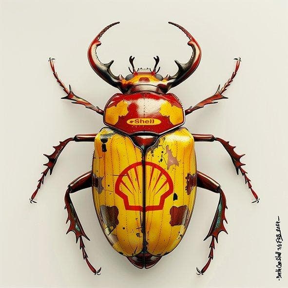 F2B - BeetleCan Shell 3I8, Antiek en Kunst, Kunst | Designobjecten