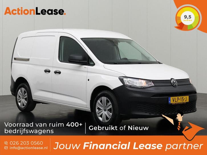 Volkswagen Caddy Bestelbus L1 H1 2021 Diesel Automaat, Auto's, Volkswagen, Dealer onderhouden, Te koop, Zwart, Automaat, Financial lease