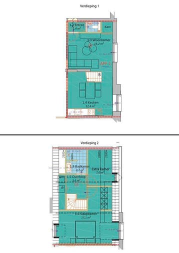 Te huur: Appartement Begijnenhofstraat in Sittard, Sittard, Limburg, Appartement