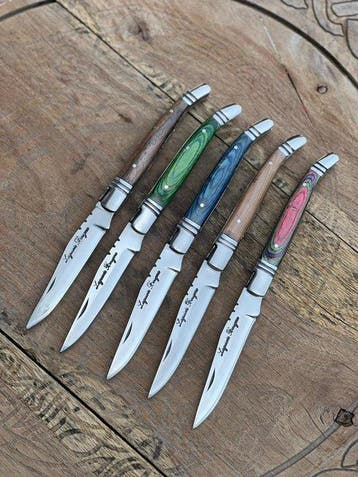 Keukenmes - Kitchen knife set - Laguiole Bougna Met Bee
