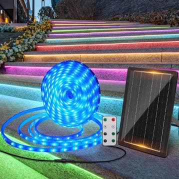 Solar Tuinverlichting - Buitenverlichting - Zonneenergie - A, Verzenden, Zo goed als nieuw