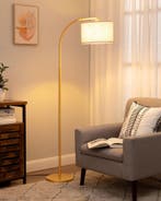 Booglamp Goud | Verstelbaar | Retourdeal 34% Korting, Ophalen of Verzenden, Zo goed als nieuw, 150 tot 200 cm, Modern