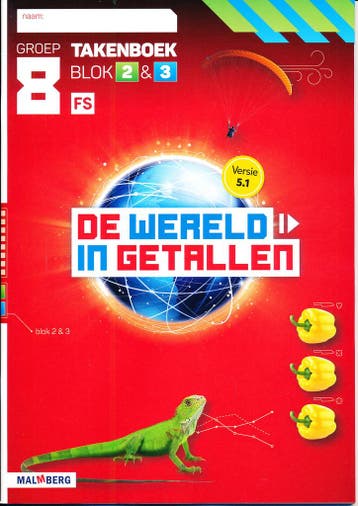 De Wereld  in Getallen versie 5.1 10-delig pakket groep 8 FS, Verzenden, Nieuw