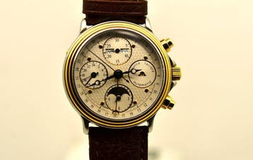 Maurice Lacroix - Triple Calender moonphase 18k/staal -, Nieuw