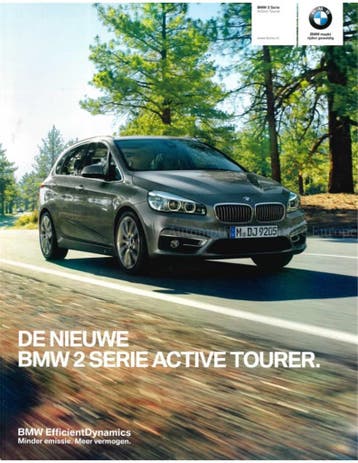 2014 BMW 2 SERIE ACTIVE TOURER BROCHURE NEDERLANDS, Boeken, Nieuw, BMW, Author