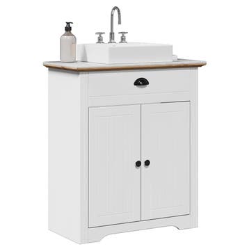 Badkamermeubel Retro | Tweedekansje | OP=OP, Gebruikt, Minder dan 100 cm, Wastafelkast, 25 tot 50 cm