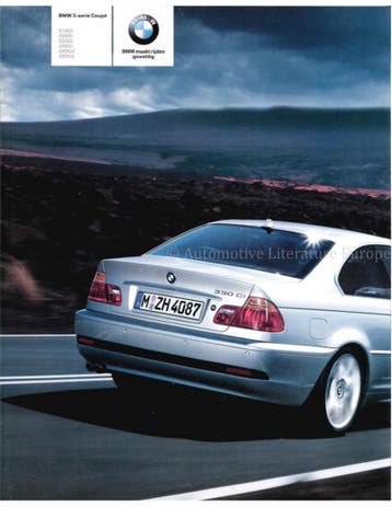 2003 BMW 3 SERIE COUPÉ BROCHURE NEDERLANDS, Nieuw, BMW, Author