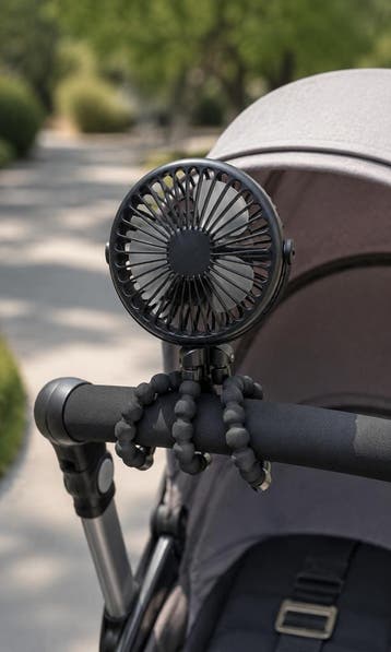 Draagbare USB Ventilator met Flexibele Pootjes - Koeler, Witgoed en Apparatuur, Ventilatoren, Ophalen of Verzenden, Nieuw, Tafelventilator
