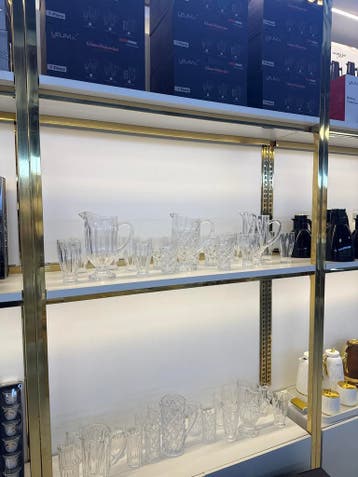 LEUMX Luxe Glazen Waterset 7-delig – Kristaldesign – Horeca, Ophalen, Nieuw