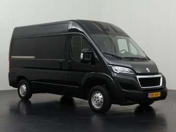Peugeot Boxer 2.2 BlueHDi 120PK L2H2 Premium | Euro 6, Stof, Gebruikt, Euro 6, Zwart