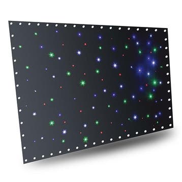 BeamZ Stardrape Sparklewall LED96 RGBW 3x2m met controller, Verzenden, Nieuw