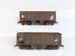 Spectrum 0n30 - Modeltrein goederenwagon (2) - 2x 4-assige, Nieuw