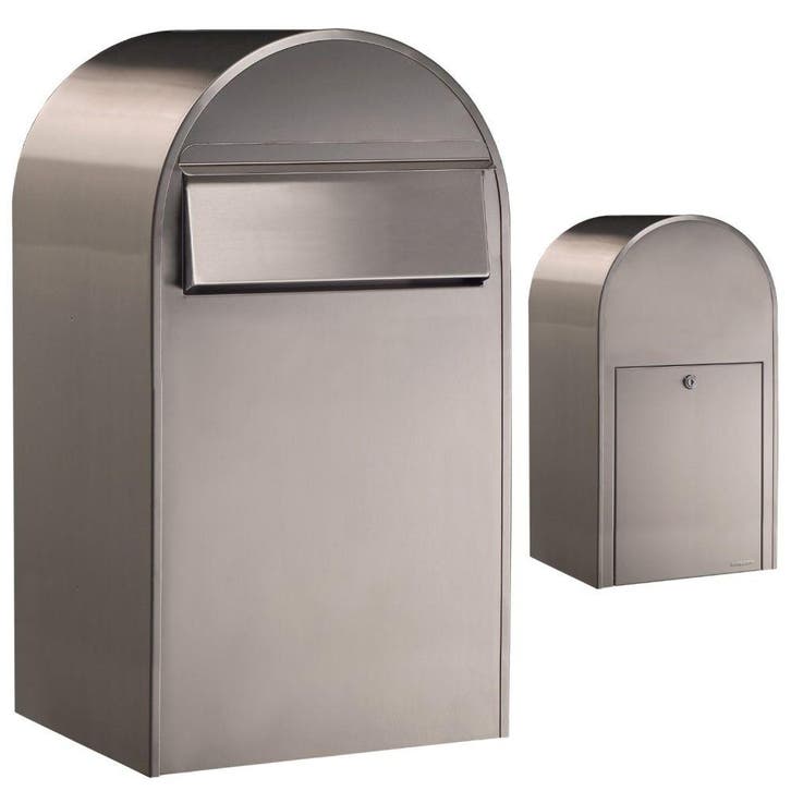 Brievenbus Bobi Grande B (back) - RVS, Tuin en Terras, Brievenbussen, Nieuw, Verzenden