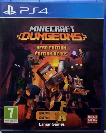 Minecraft Dungeons Hero Edition (ps4 tweedehands game), Ophalen of Verzenden, Zo goed als nieuw