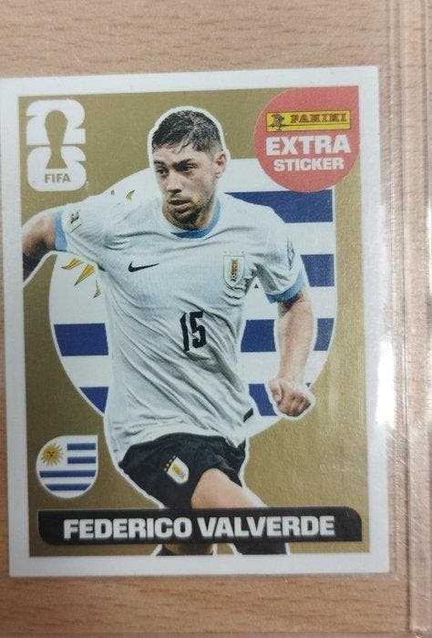 Panini Extra sticker Gold Oro Valverde Card, Verzamelen, Stickers