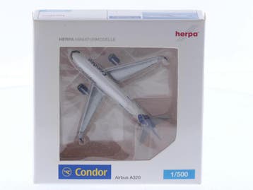 Schaal 1:500 Herpa 515771 Airbus A320 Condor Reg. D-AICN..., Ophalen of Verzenden, Zo goed als nieuw