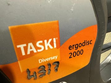 Taski ergodisc 2000 HSP Einscheibenmaschine, Ophalen of Verzenden, Gebruikt