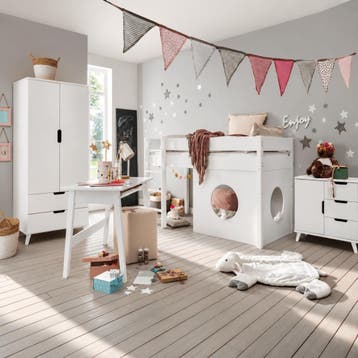 Infanskids Infanscolor Halfhoogslaper Complete Kinderkamer S, Nieuw
