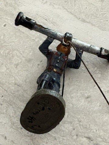 Elastolin - Figuur - soldat allemand luftwaffe lineol très, Nieuw