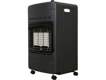 Qlima opvouwbare-verrijdbare gaskachel GH 342 RV zwart, Nieuw