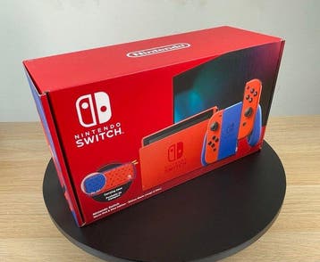 Nintendo - Switch - Mario Red & Blue Edition - Spelcomputer, Nieuw