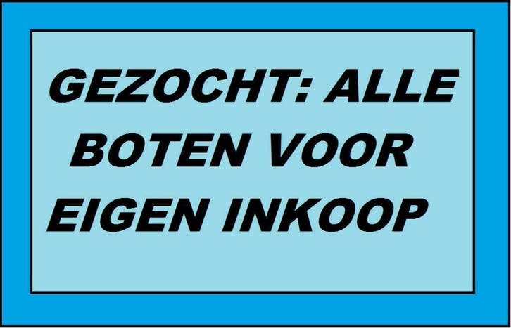 Opkoper Alle Boten! Ook met Defect! Binnen 48 uur Gehaald!, Watersport en Boten, Sloepen, Gebruikt