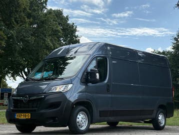 Opel Movano 2.2D 140PK L4H3|trekhaak 2500KG|airco|cruise|ach, Stof, Gebruikt, Dealer onderhouden, Zilver of Grijs