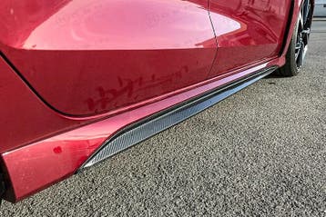 Audi RS3 8Y 2020+ Carbon side skirt extensions, Verzenden