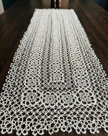 Borduurwerk - 110 cm - 40 cm - Tatting-bewerking