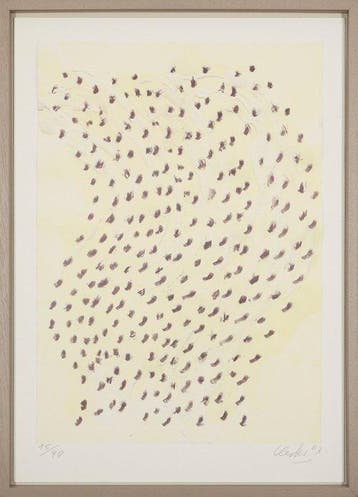 Günther Uecker (1930-2025) - Lithograph - Signiert - Sehr