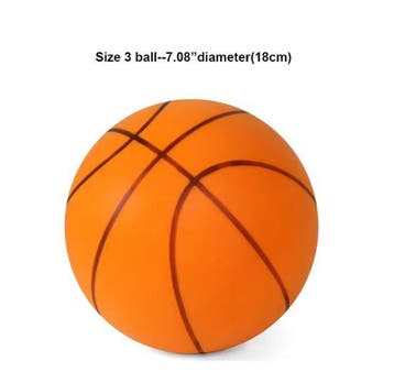 Stille Basketbal Maat 3/5/7 Geluidloze Foam Bal Indoor, Verzenden, Nieuw