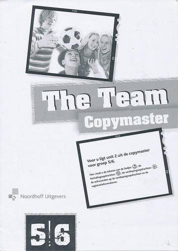 The Team versie 2 Copymaster groep 5/6, Verzenden, Nieuw