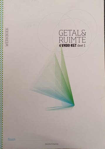Getal & Ruimte 10e ed vmbo-kgt 4 werkboek deel 1, Boeken, Verzenden, Gelezen, L.A. Reichard