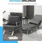 2dekans | Livista 3-in-1 Uitklapbare Slaapstoel Belastbaar, Huis en Inrichting, Ophalen of Verzenden, Zo goed als nieuw