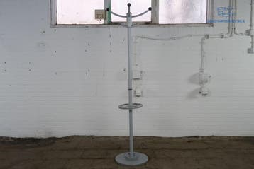 Kapstok zilvergrijs met parapluhouder 175 cm tweedehands, Verzenden, Gebruikt, Overige materialen