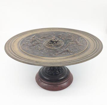 Jules Moigniez (1838-1894) - sculptuur, Tazza - 16 cm -