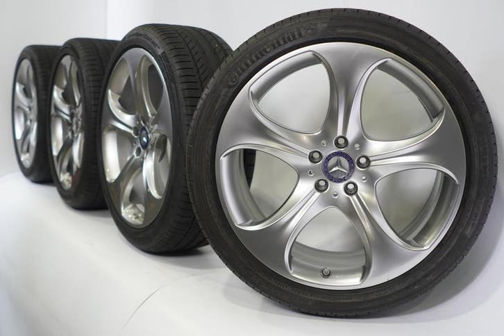 Mercedes S-Klasse W222 20 inch velgen Continental Zomerbande, Auto-onderdelen, Banden en Velgen, Velg(en), Gebruikt, 20 inch, Zomerbanden