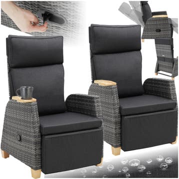 wicker fauteuil Pescara met aluminium frame, Verzenden, Nieuw