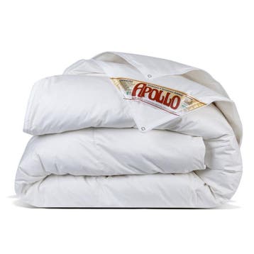 Apollo luxe 4-seizoenen dons dekbed, soepel, licht en zacht, Wasbaar, Wit, Nieuw, Dons en Veren