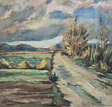 Antonio García (1945) - Camino entre campos