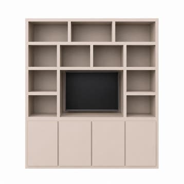 123Kast - Tv-vakkenkast Manhattan 05 - 220x40x240 cm - 123Ka, Verzenden, Nieuw